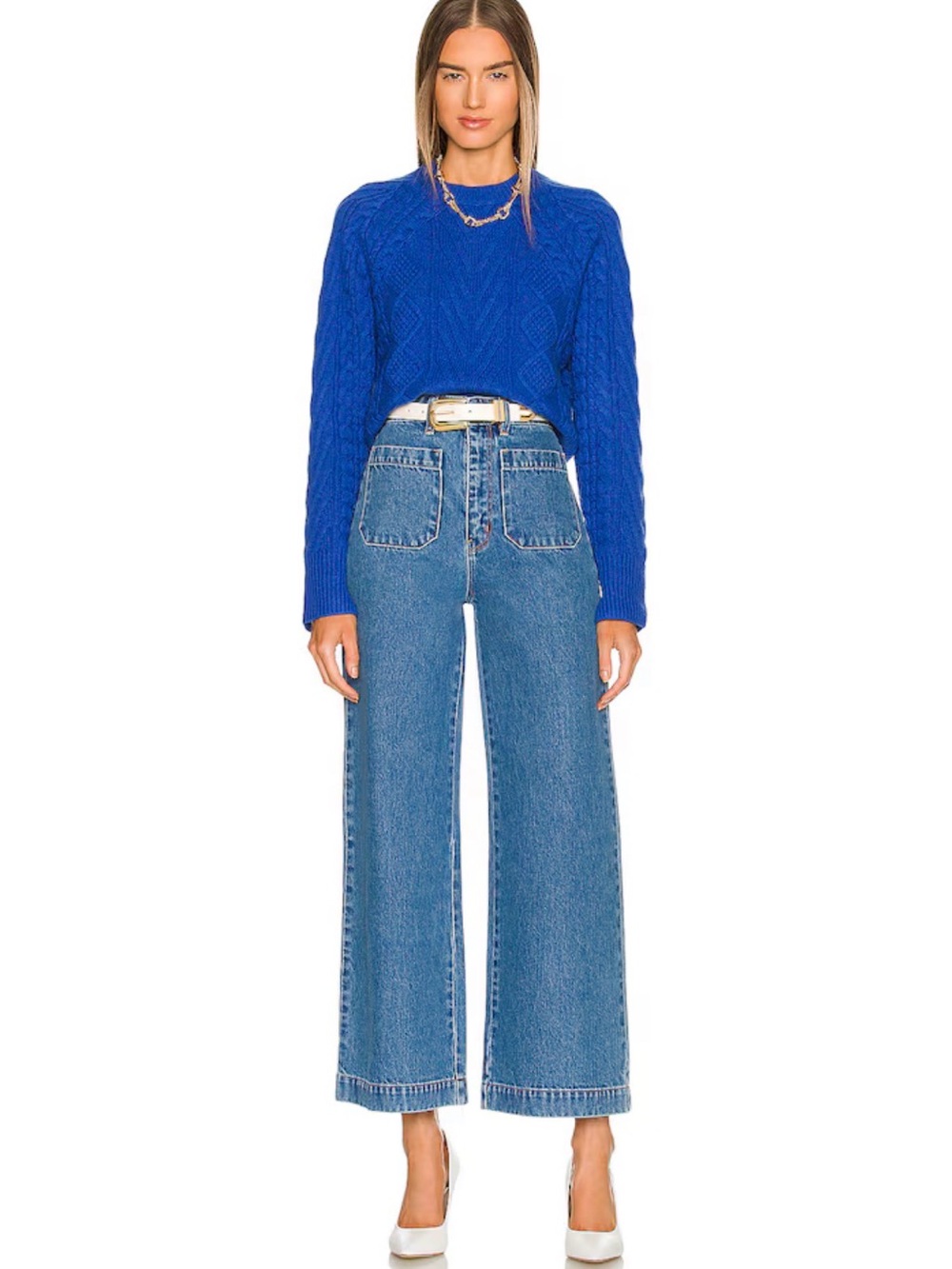 NWT Rolla’s Sailor Jeans Size 27 High Rise Wide Leg Denim